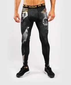 Venum Skull Spats, Black